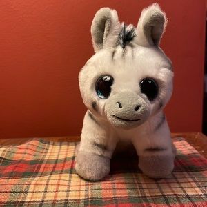 small striped zebra beany boo